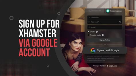 xhamster sign up